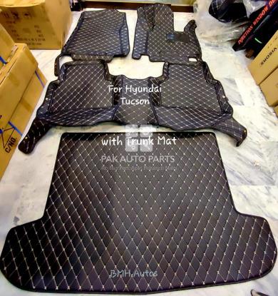 Picture of Hyundai Tucson 7D Mat Set with Trunk Mat