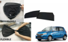 Picture of New Suzuki Cultus 2016-2023 Foldable Sun Shades 4Pcs Set | Jersey material | Heat Proof | Dark Black