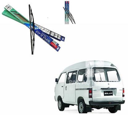 Picture of Suzuki Bolan / Hiroof All Models | Hybrid Wiper Blades | Non-Scratch able | Black Lead Coated Rubber.