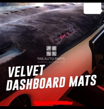 Picture of Toyota Vitz 2012-2023 Fur Non- Slip Dashboard Mat Cover Premium Quality.