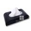 Picture of Leather Tissue Box With Chrome Ring On The Top Specially For Cars & 4x4