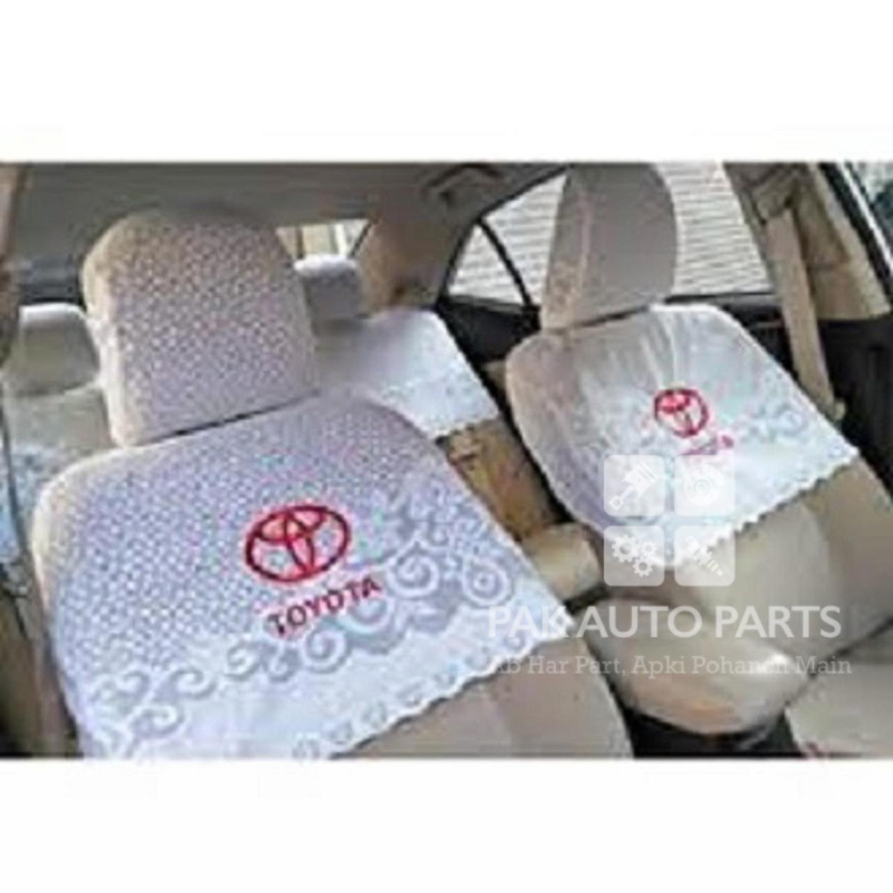Universal Toyota Half Seat Cover With Toyota LogoPakAutoParts