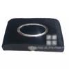 Picture of Clock Tissue Box Velvet On Top With Chrome Ring (Multi Purpose) Specially For Cars RED Or Black.