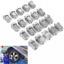 Picture of Stainless Steel Nuts 16 Pcs, Firm Installation Wheel Nut Good Corrosion Resistance (All Corolla, Civic & City Models) Spanner (PANA) Size "19"
