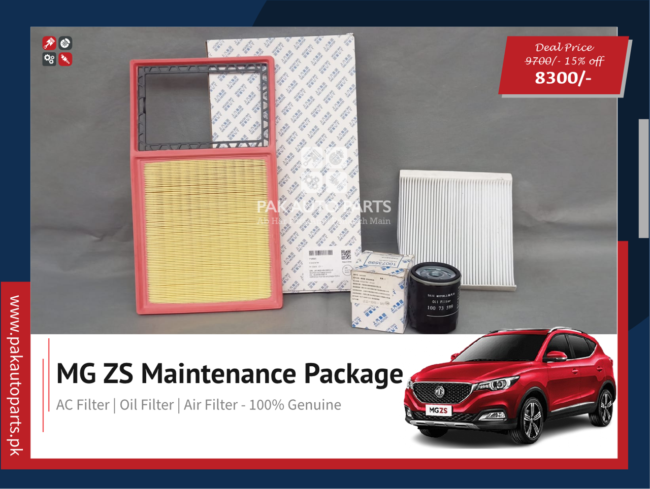 Picture of MG ZS Maintenance Package