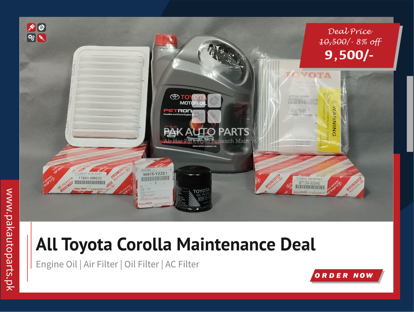Picture of All Toyota Corolla Maintenance Package