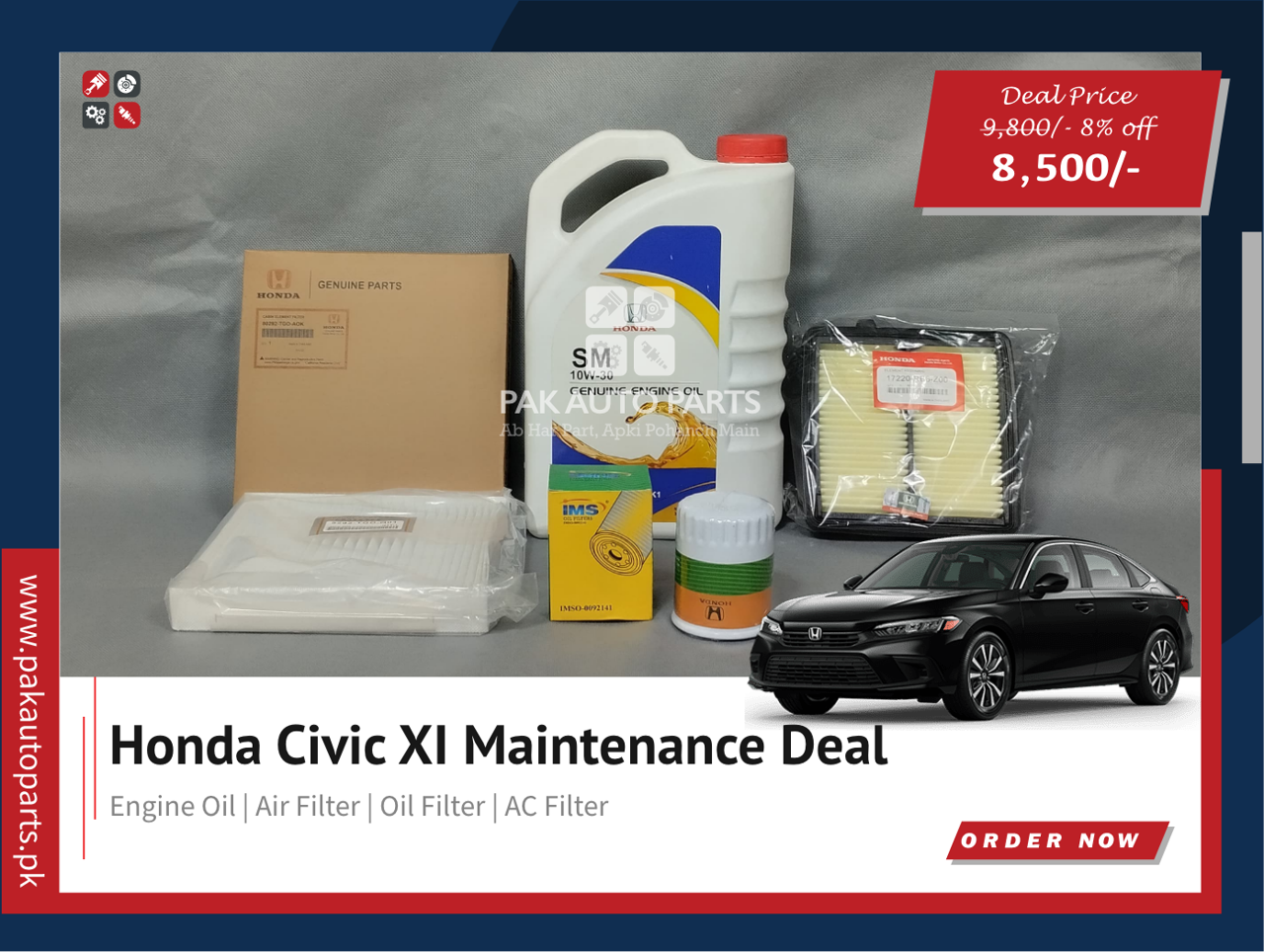 Picture of Honda Civic XI Maintenance Deal