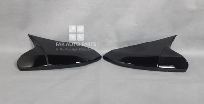 Picture of Honda Civic 2016-2021 Side Mirror Cover Batman Style Glossy Black