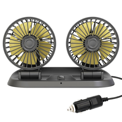 Picture of Sogo Car Dual Head Fan, 360° Rotatable - 2 Speed | 12 V