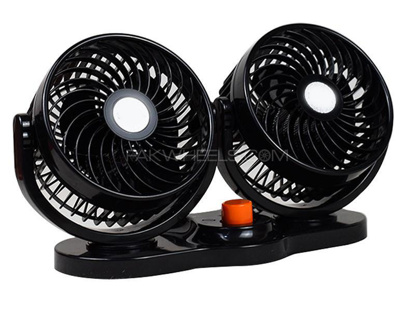 Picture of Sogo Car Dual Head Fan, 360° Rotatable - 2 Speed | 12 V - Large Size