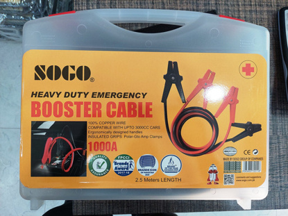 Picture of Car Battery Booster Jump Start Cable Set, Sogo | 1000 Amps