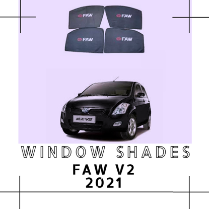 Picture of FAW V2 Window Sun Shades Set of 4 Pcs. | Black