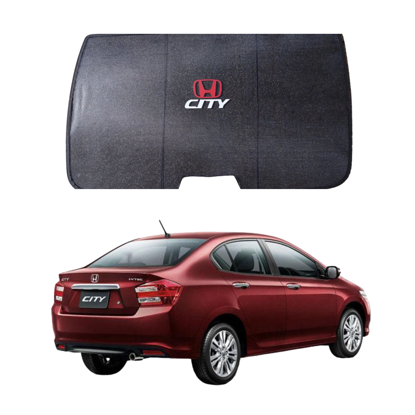 Picture of Honda City Rear Window Sun Shade Curtain, Black | Model 2009-19