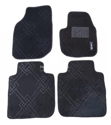 Picture of Honda HR-V Carpet Floor Mat Set of 4 Pcs, Black | Model 2022~