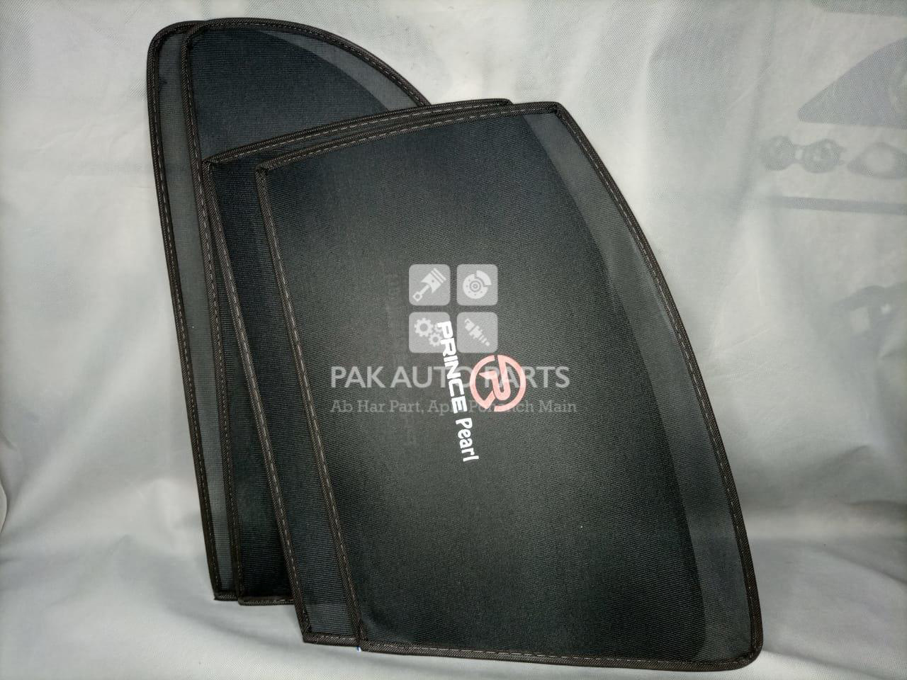 Picture of Prince Pearl Window Sun Shades Set of 4 Pcs, Black | Model 2019~