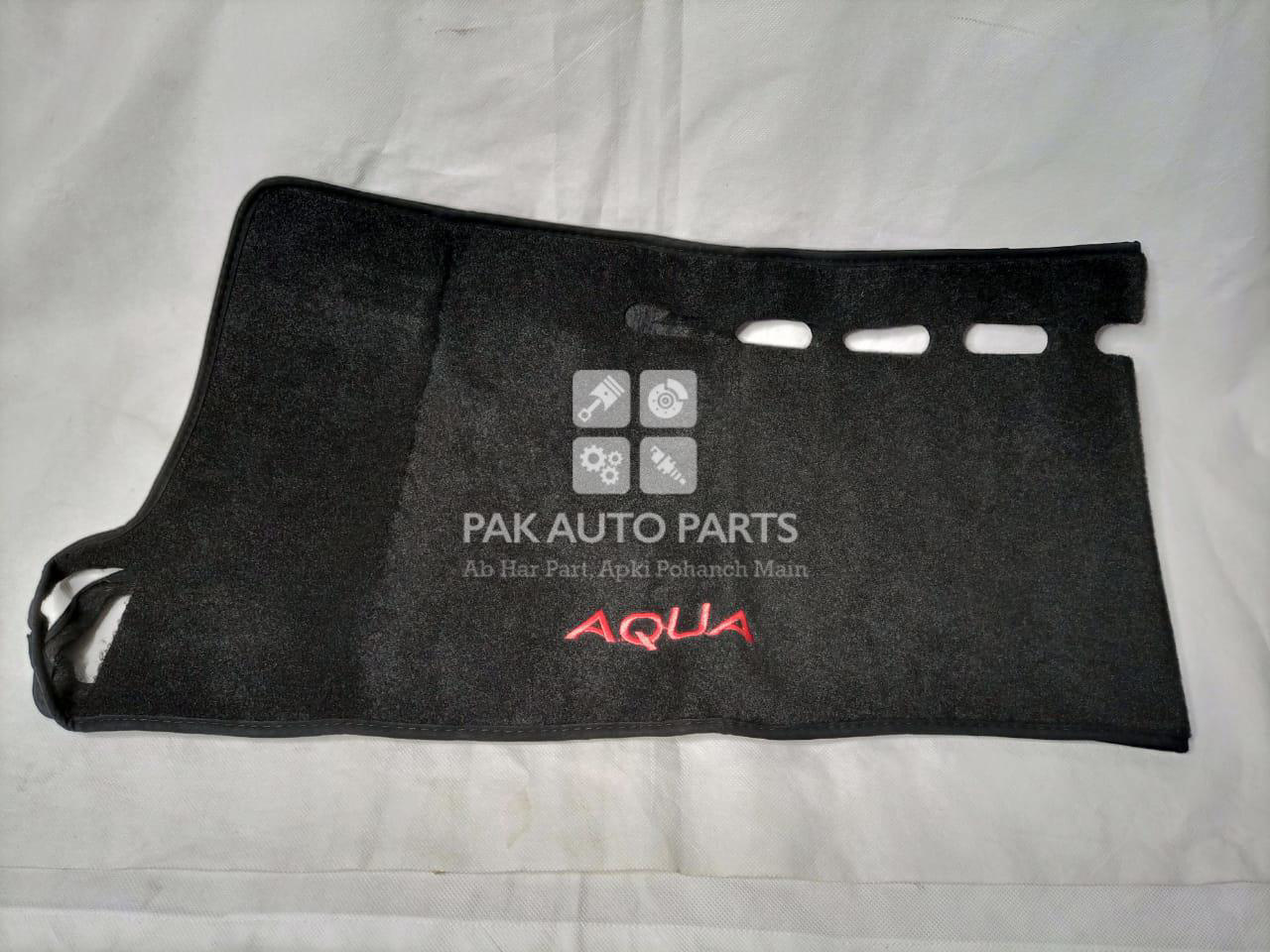 Picture of Toyota Aqua Dashboard Carpet Mat With Logo | Model 2015
