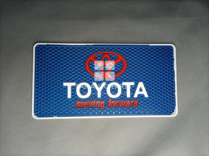 Picture of Toyota Corolla Non-Slip Dashboard Mat Slide-Proof Sticky Pad With Logo