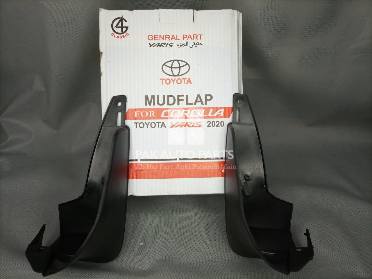 Picture of Toyota Yaris Mud Flaps Set of 4 Pcs. Black | Model 2020~