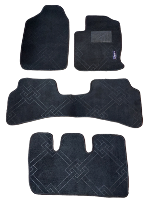 Picture of Honda BRV Carpet Floor Mat Set Black (4 PCs) - Model 2017-24