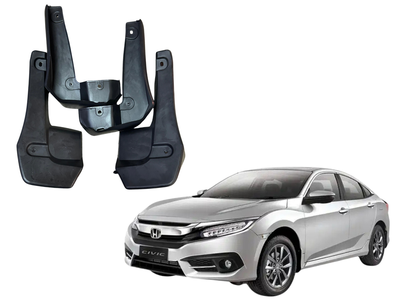 Picture of Honda Civic   2004-08 Mud Flap Set