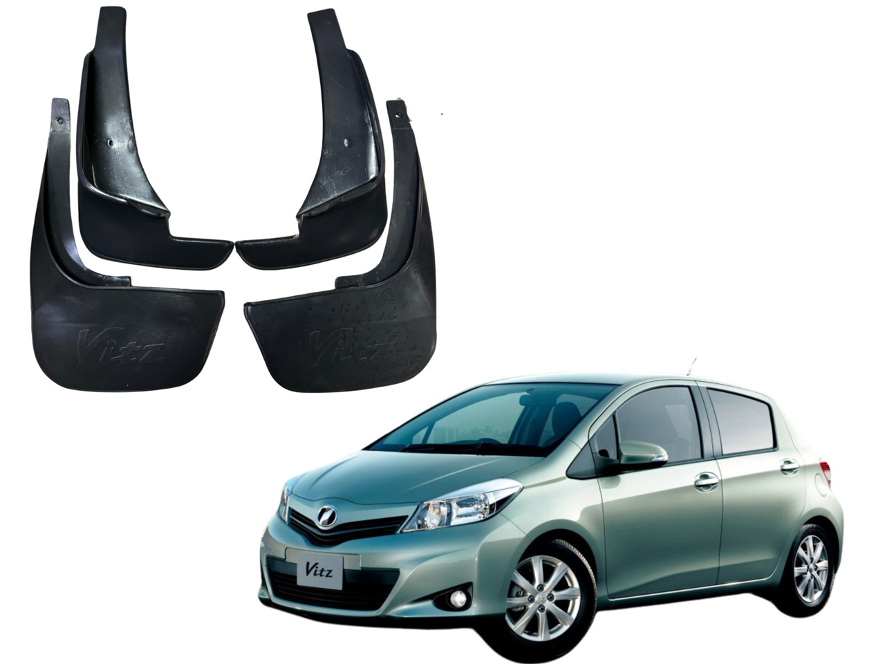 Picture of Toyota Vitz 2011-15 Mud Flap Set