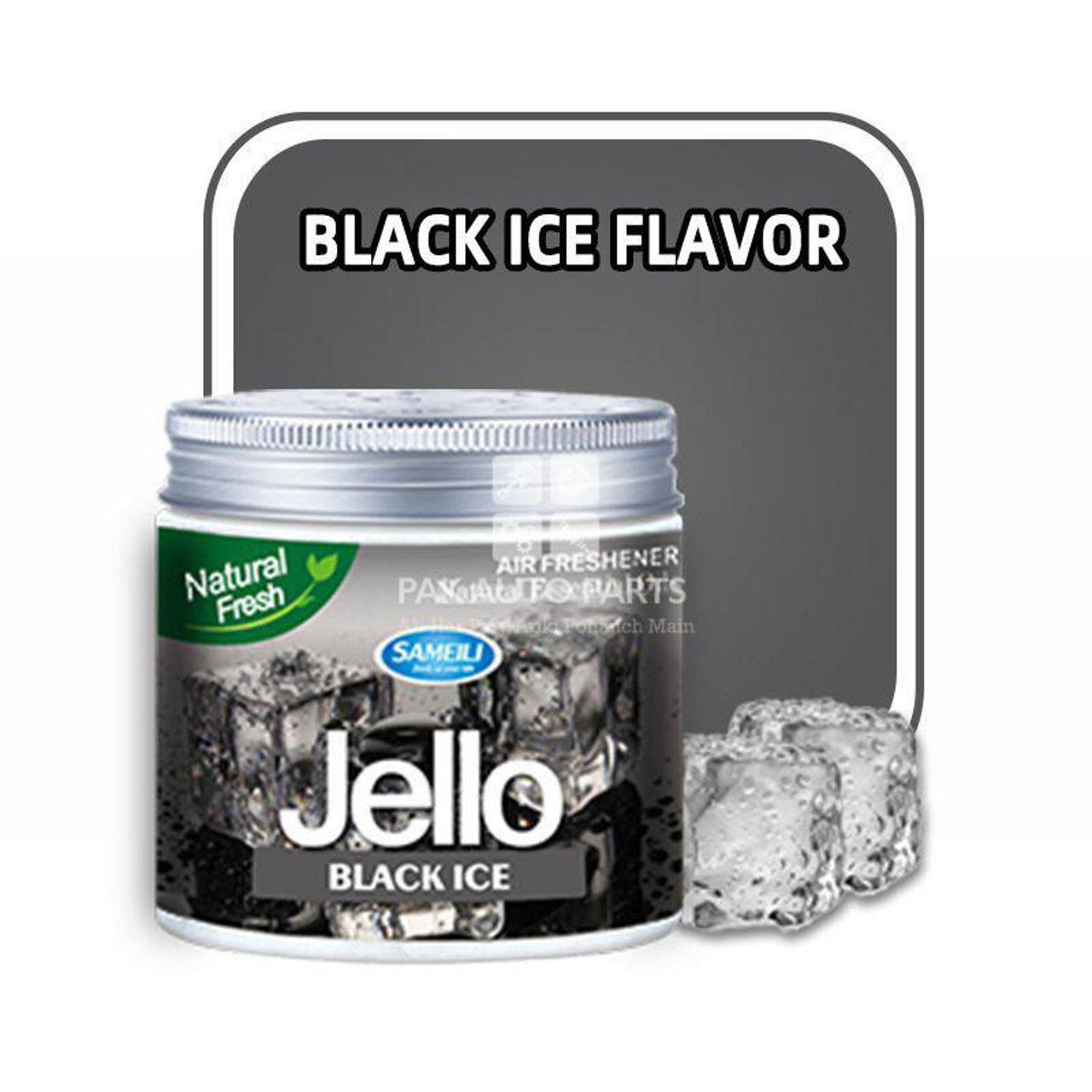 Picture of Jello Car Air Freshener  Black ICE Flavor