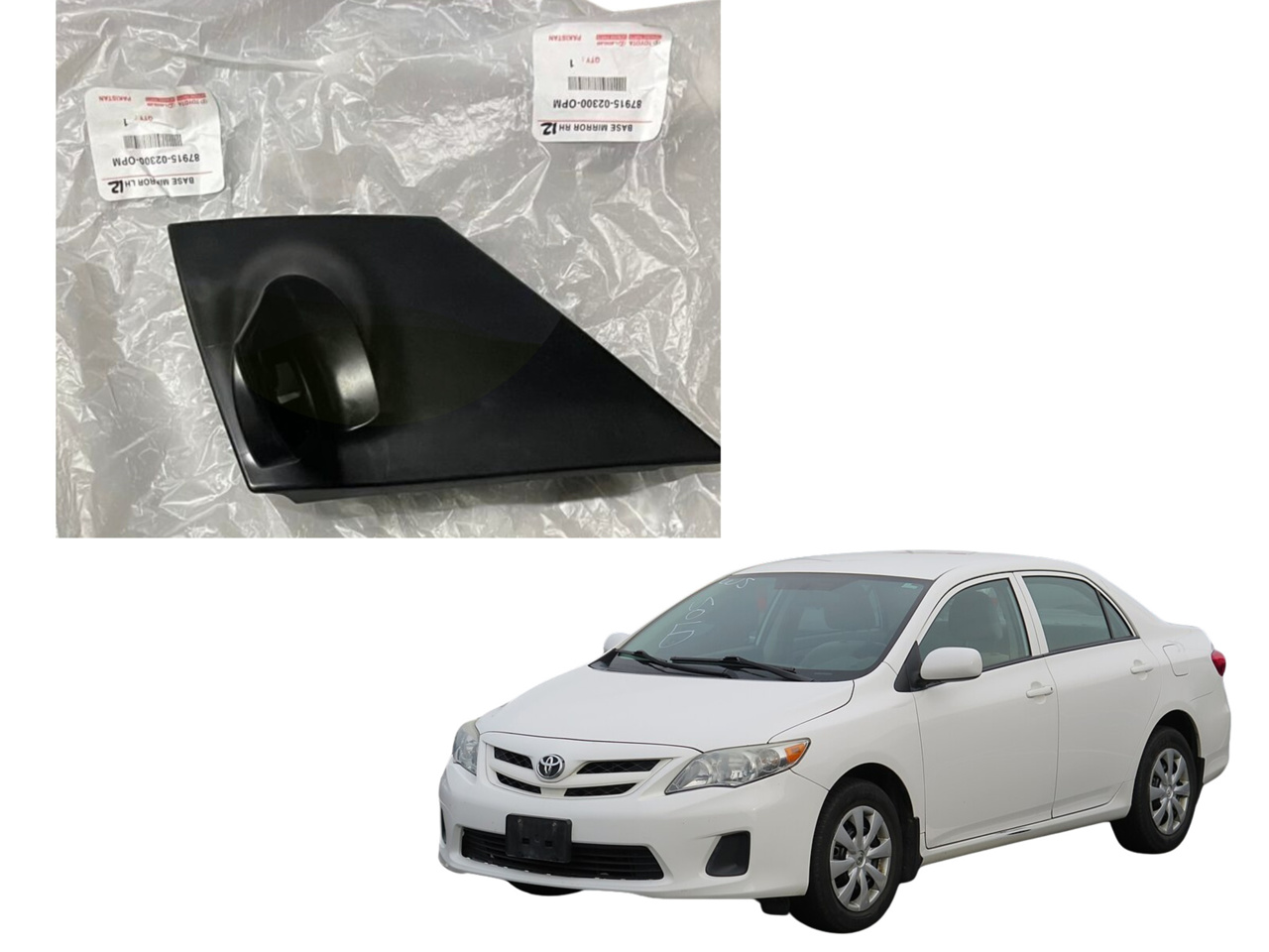 Picture of Toyota Corolla 2009-14 Side Mirror Base  Genuine