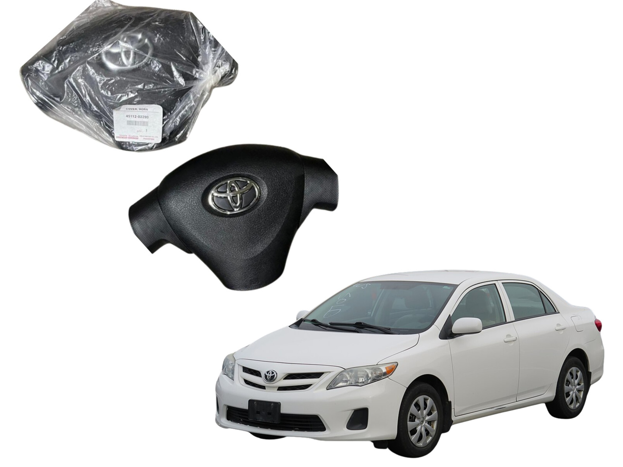 Picture of Toyota Corolla 2009- Air Bag Cover Genuine