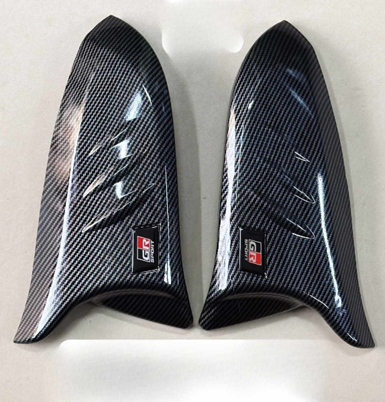 Picture of Toyota Fortuner and Hilux Revo 2016-2023 Carbon Fiber Batman Style Side Mirror Covers (Set)