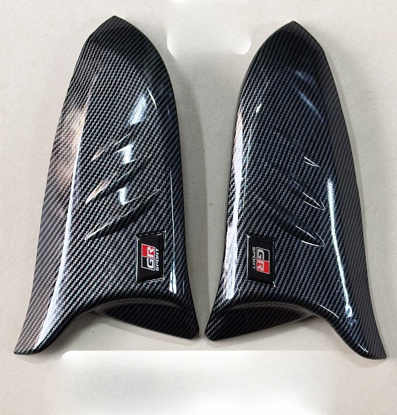 Picture of Toyota Fortuner and Hilux Revo 2016-2023 Carbon Fiber Batman Style Side Mirror Covers (Set)