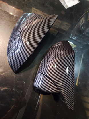 Picture of Carbon Fiber Batman Style Side Mirror Covers For All Cars